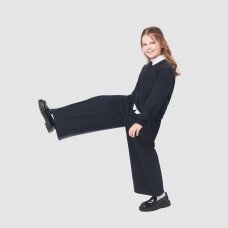 MAMAJUM трикотажные брюки-клеш на пуговице для девочки 134-182 см.
