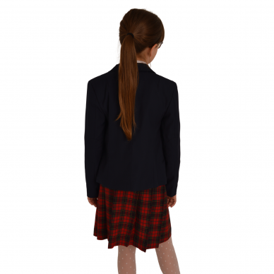 Школьный суженный пиджак для девочки 140-182 см. 2