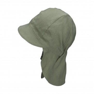 TuTu шапка с защитой шеи из натурального льна 1