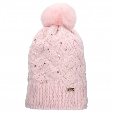 TuTu merino wool hat with pompom