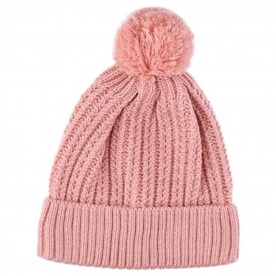 TuTu merino wool hat with pompom 2