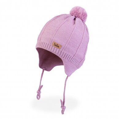 TuTu merino wool hat with laces