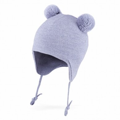 TuTu merino wool hat with laces