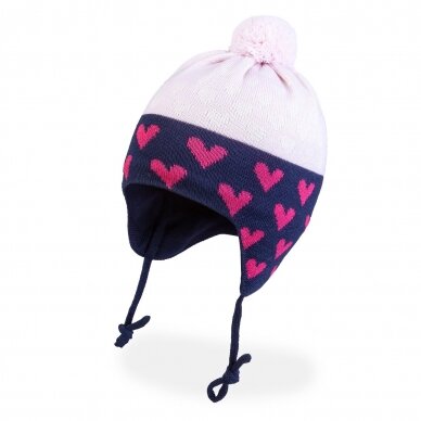 TuTu merino wool hat with laces