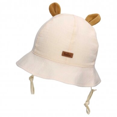 TuTu organic cotton hat Teddy bear