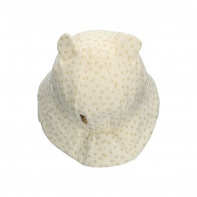 TuTu organic cotton hat with ears 1