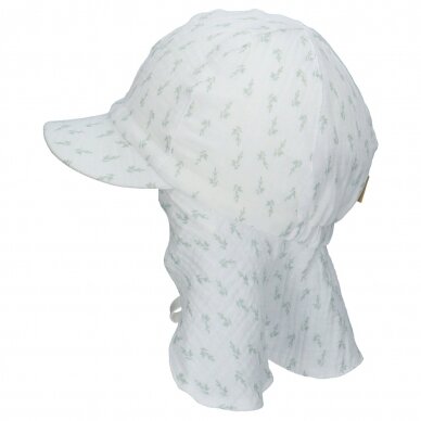 TuTu organic cotton hat with neck protection