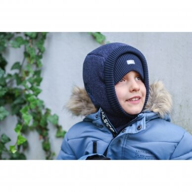 TuTu зимняя шапка-шлем для мальчика 1